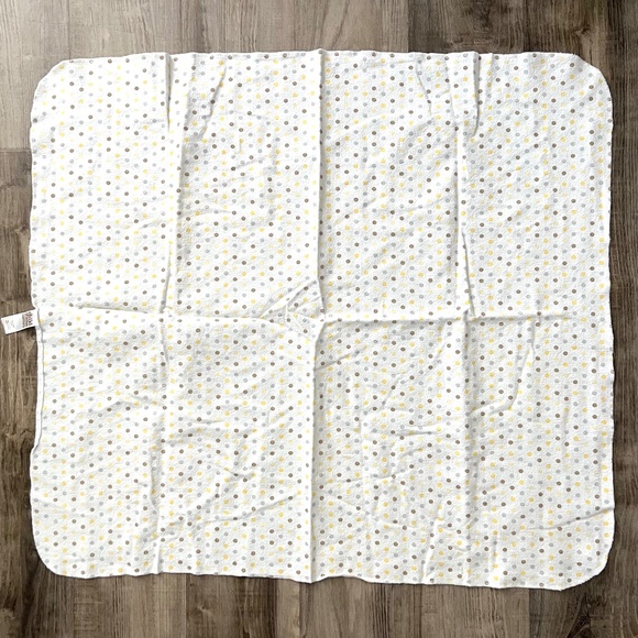 Carter's Child of Mine Baby Receiving Blankets Yellow Animals Polka Dots Flannel - Picture 4 of 13